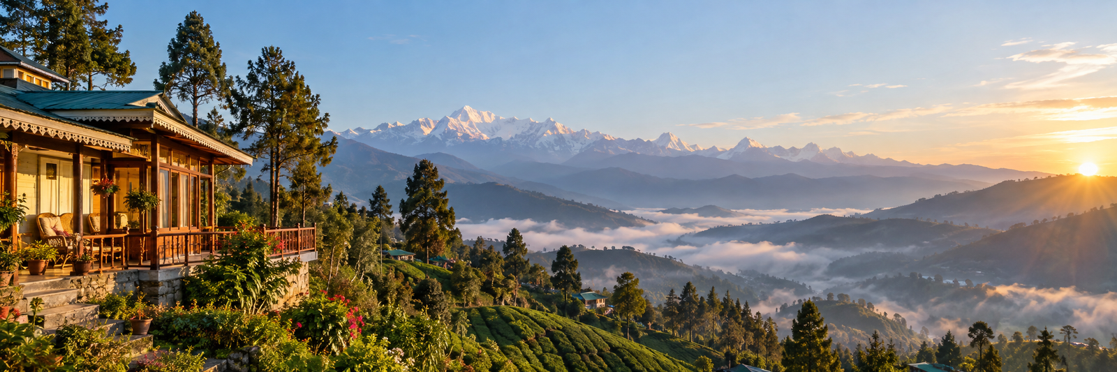 How to Buy Homestay in Darjeeling - Tinchuley Homestay Banner
